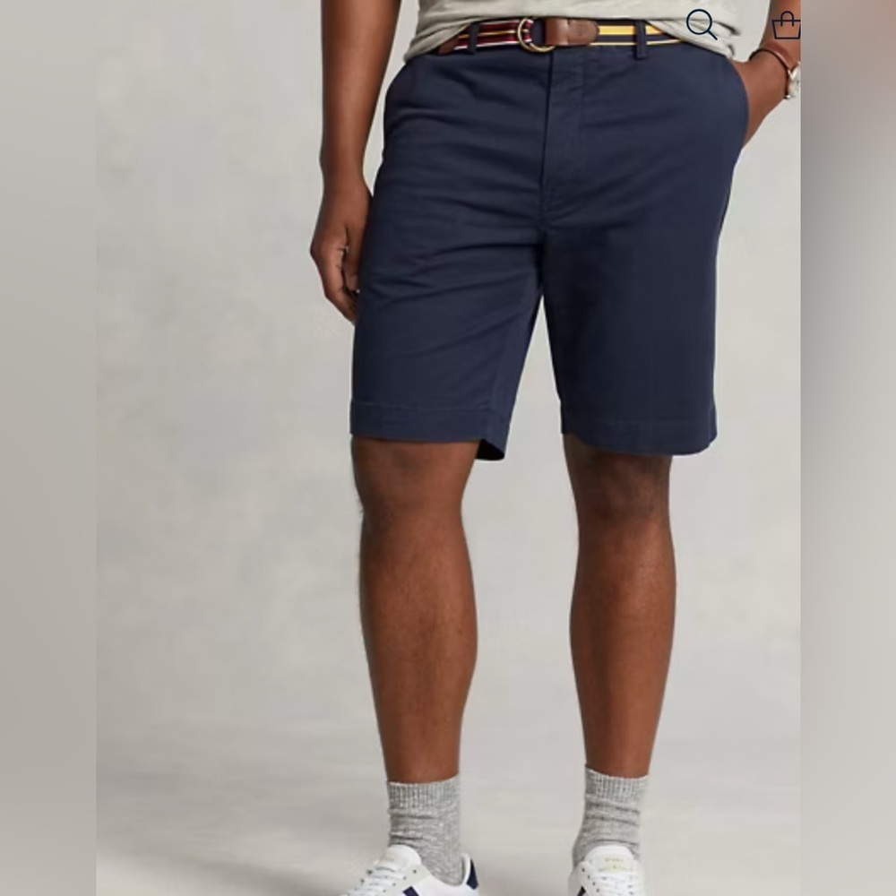 Polo Ralph Lauren navy chino shorts, size 38